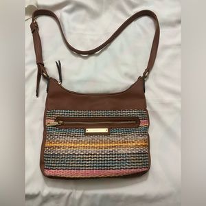 Rosette shoulder bag